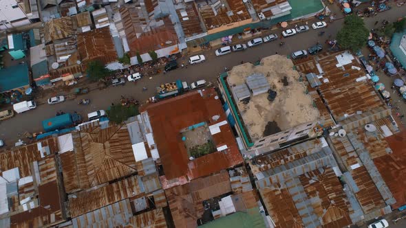 Aerial view of the Arusha City