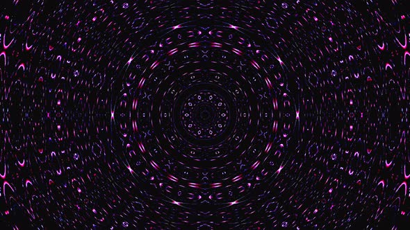 Bright abstract light governing pink color, kaleidoscope