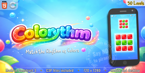 Colorythm - HTML5 Casual game
