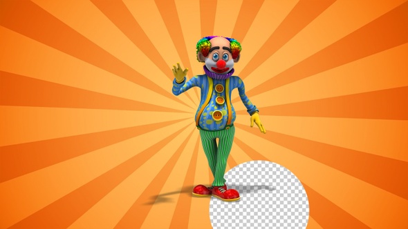 Dancing Circus Clown