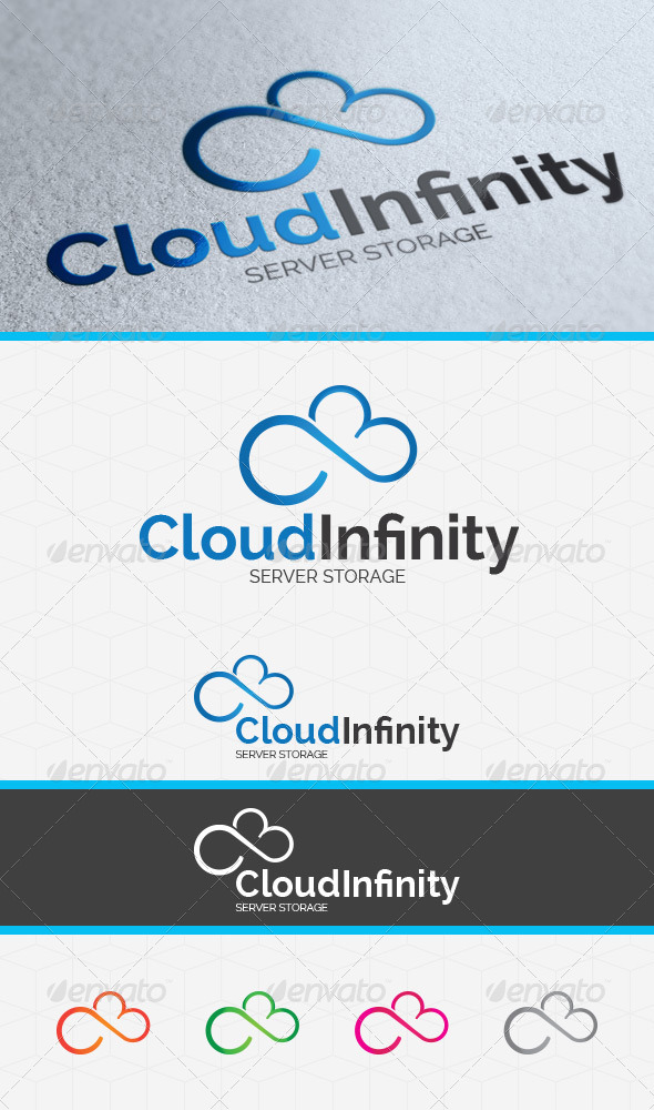 Cloud Infinity Logo Template