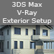 3DS Max V-Ray Realistic Exterior Scene Setup - 3DOcean Item for Sale