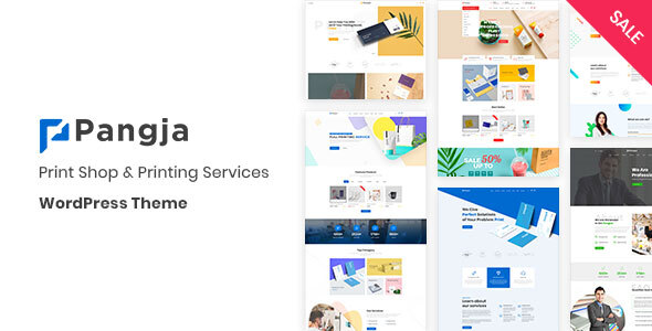 Pangja - Print Shop & Printing Company WordPress theme