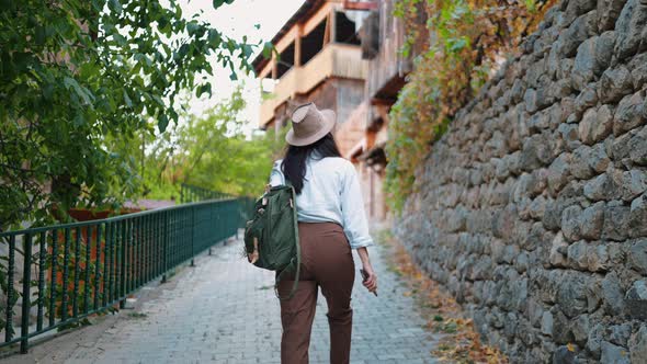 Traveller Woman Exploring