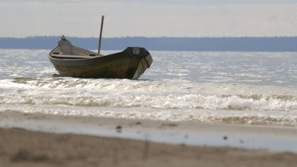 Row Boat Rack Focus on Tapajós River