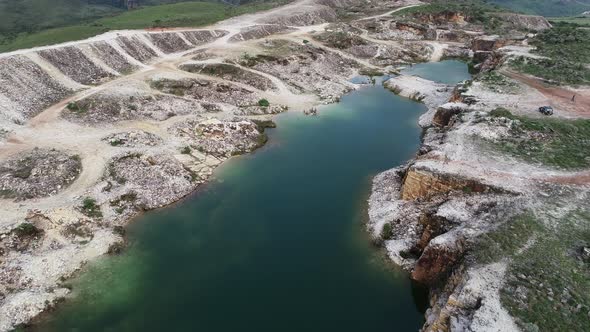 Capitolio lagoon tourism landmark at Minas Gerais state Brazil.