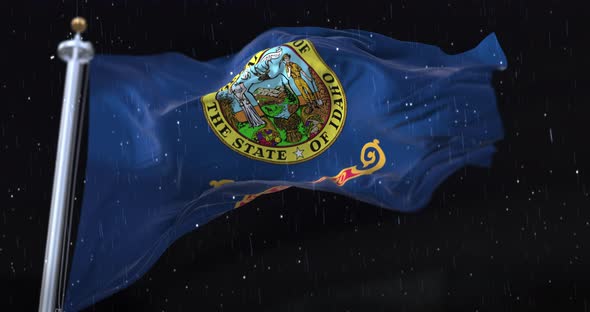 Flag of American State of Idaho