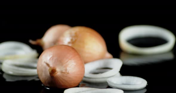 Untreated Onion Rolls on the Water. 