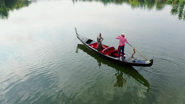 Gondola on water