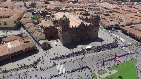 Cusco Cathedral Top View