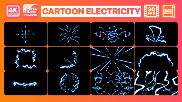 Cartoon Electricity | Motion Graphics