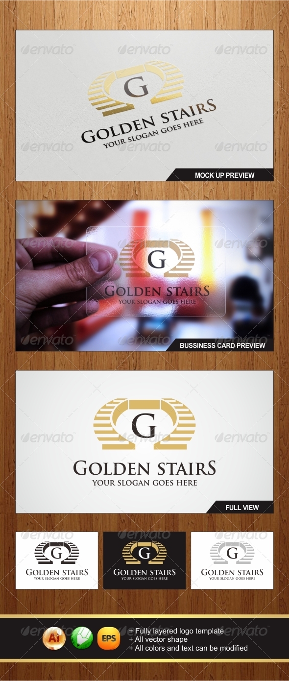 Golden Stairs Logo