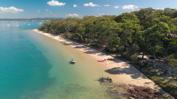 Coochiemudlo Island beach, Brisbane, Queensland, Australia