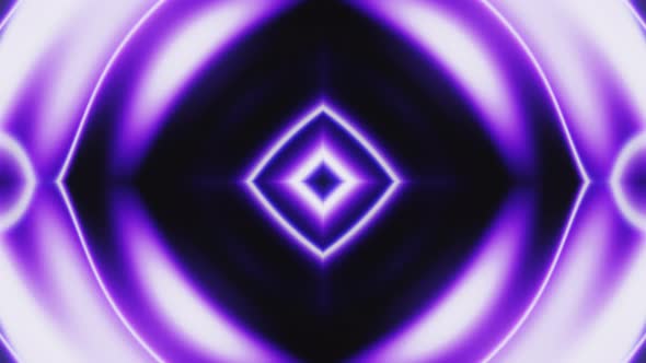 Flashing Purple Arrows in Circle Led Neon Vj Loop Animation
