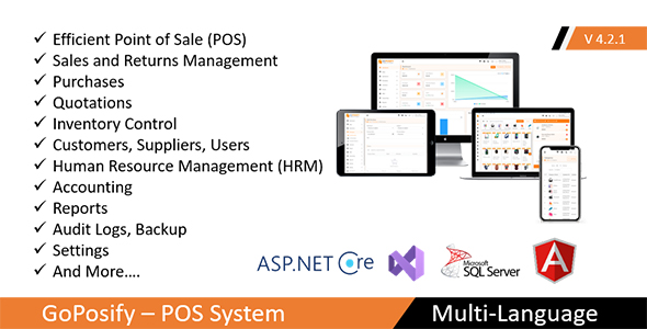 GoPosify POS - Best ERP, Inventory Management, HRM, Accounting