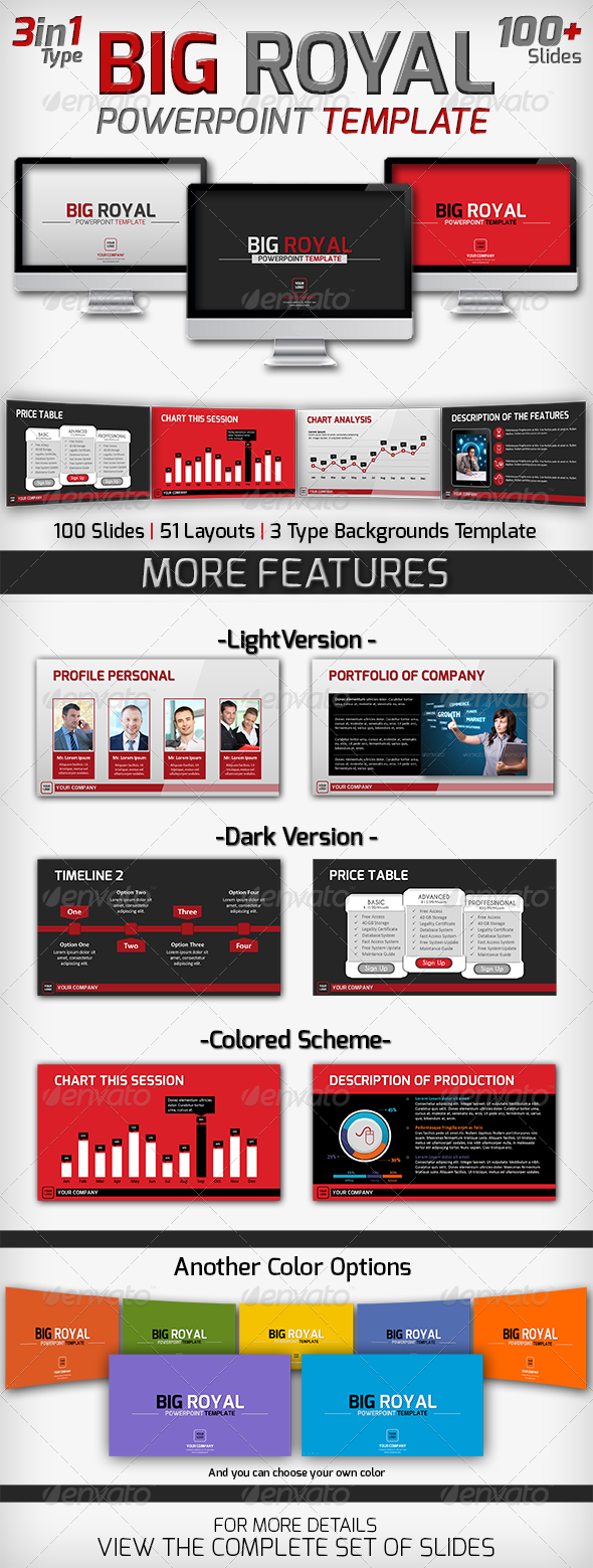 Big Royal PowerPoint Template