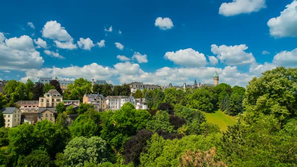 Luxembourg City Panoramic View