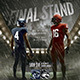 Cinematic American Football Flyer PSD Template - GraphicRiver Item for Sale