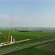 Wind farm under construction, Almere, Nederland - VideoHive Item for Sale