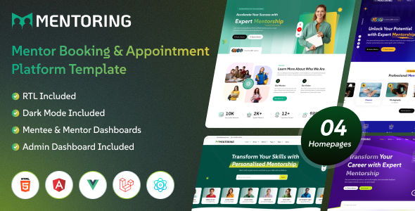 Mentoring - Mentor Booking & Appointment Management Template