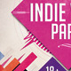 Indie Week Party Flyer Template - GraphicRiver Item for Sale