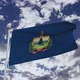 Vermont Flag With Sky - VideoHive Item for Sale