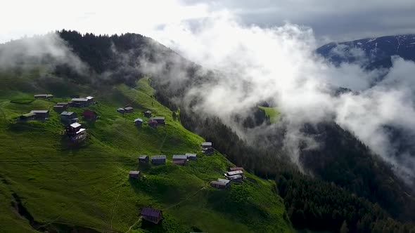 Pokut Plateau Rize Camlihemsin,Pokut plateau in the Black Sea and Turkey. Rize, Turkey