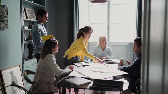 Business people having a meeting in the office