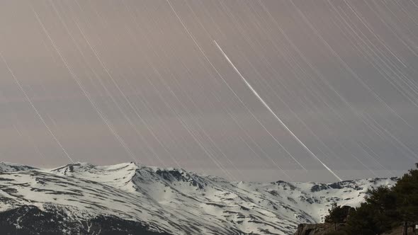 Mountain Stars Trails00