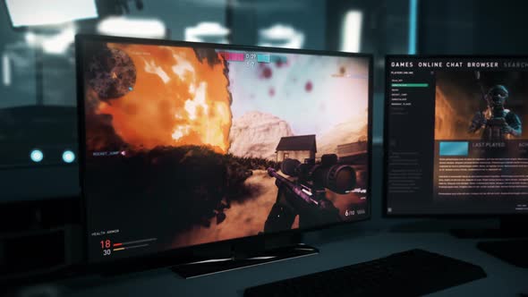 Achieving a victory in the newest online military combat computer video game alt