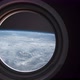 Earth As Seen Through Window Of Spaceship, Flight Of The Space Station Above The - VideoHive Item for Sale