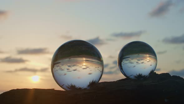 Magic Sunset View Of Sunset In A Crystal Ball 2