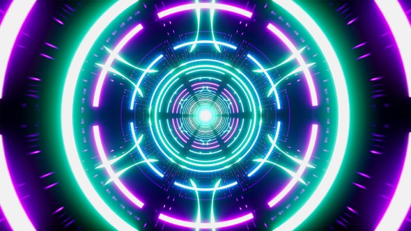 Neon Geometry Vj Loop