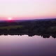 Sunset Over Lake Drone Shot - VideoHive Item for Sale