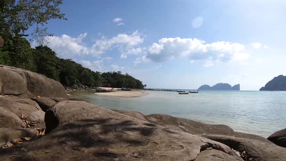 Timelapse on a Thailand beach