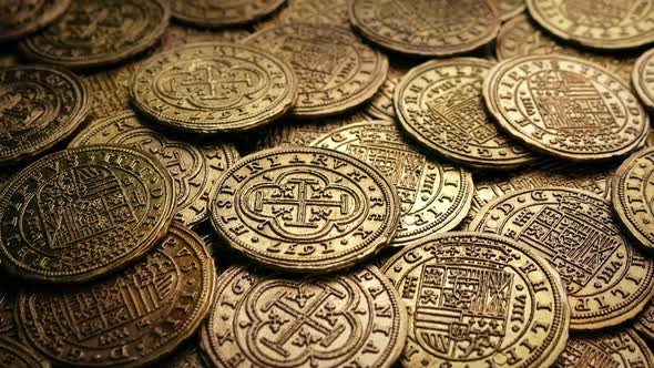 Moving Over Ancient Gold Coins