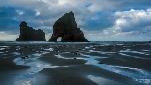 Beautiful beach timelapse