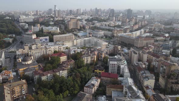 Kyiv - the Capital of Ukraine. Aerial View. Kiev