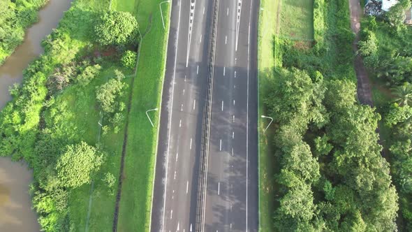 Car Riding on the Southern Expressway sri lanka