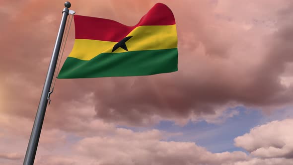 Ghana Flag 4K