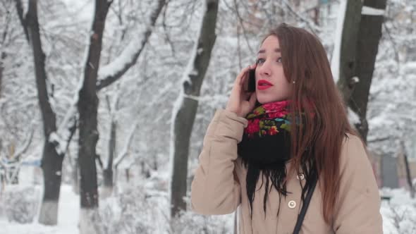 Girl Talking on the Phone