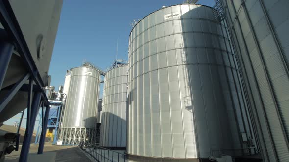 Flour Mill plant's silos