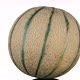 Whole ripe of Japanese Cantaloupe melon rotate on white Background. - VideoHive Item for Sale