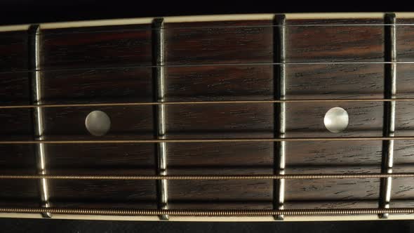 Neck of a Acoustic Guitar