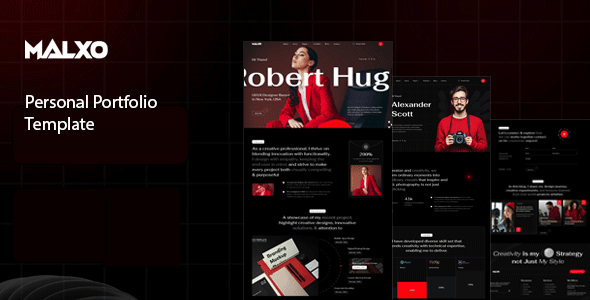 Malxo -  Personal Portfolio Template