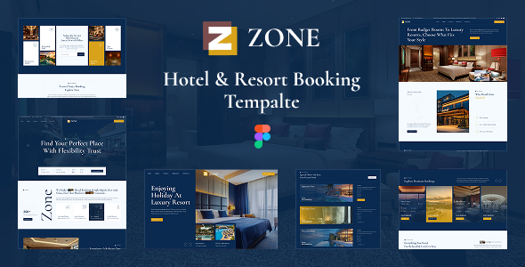 Zone - Hotel & Resort Booking Figma Template