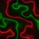 Red Green Color Neon Light Line Wave Liquid Animated Background - VideoHive Item for Sale