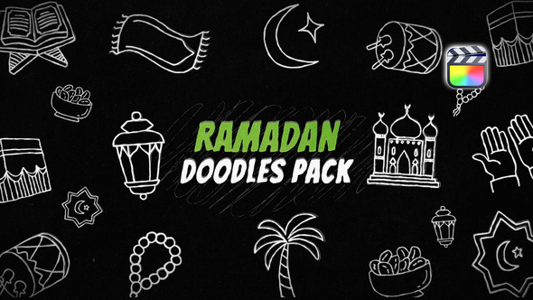 Ramadan Doodles Pack | FCPX