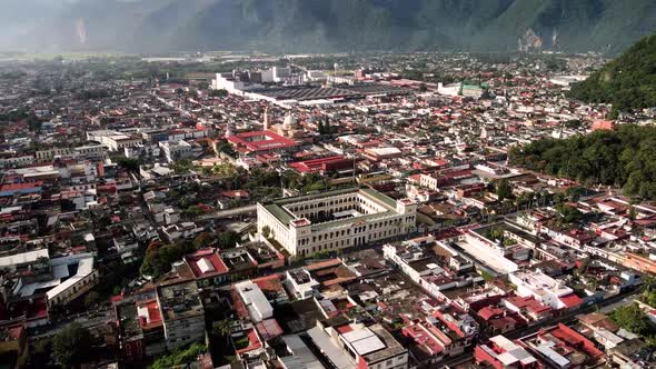 orbital view of the town of Orizaba