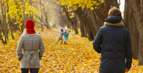 Family in Park